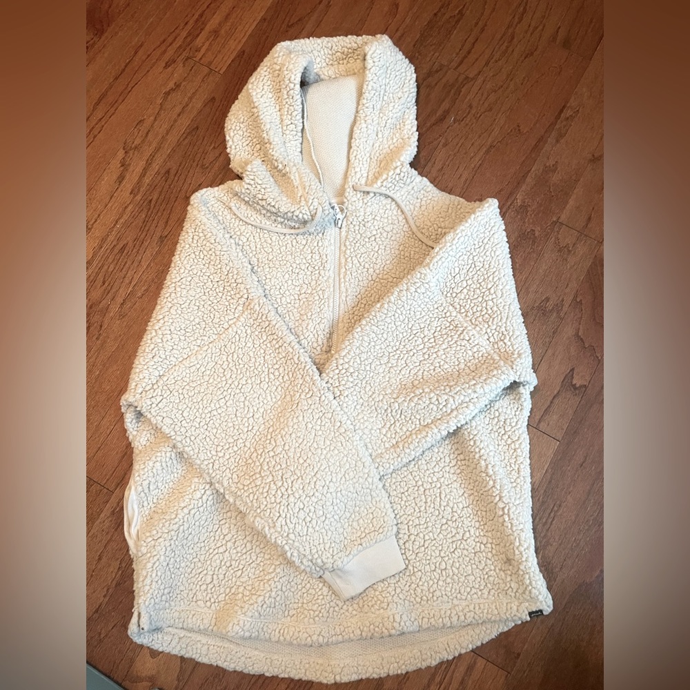 PINK oversized fleece hoodie!!